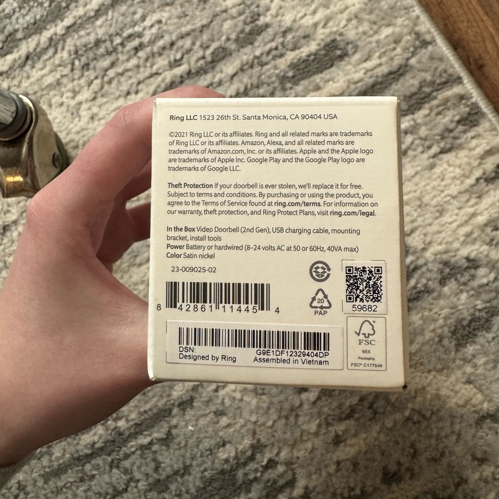 Amazon Ring Camera - Picture 2 of 2